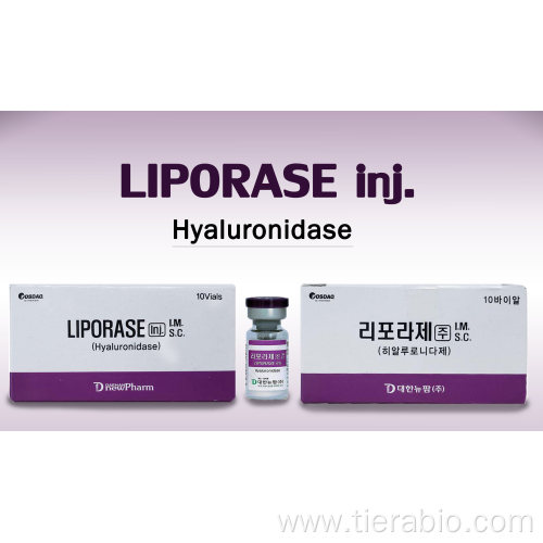 Liporase Injection Hyaluronidase Dissloving 10vials/Box